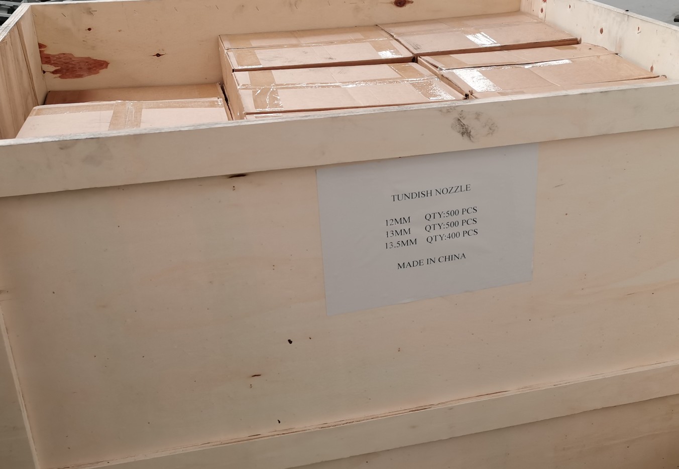 Tundish nozzle 23
